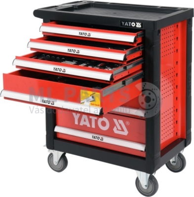 Dílenský vozík se 185 kusy nářadí YATO YT-55307
