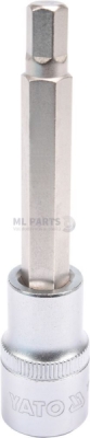 Nástavec HEX 1/2" 8 mm L100 mm YATO YT-04394
