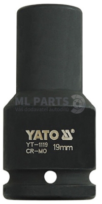 Nástavec rázový dlouhý 3/4'' 19 mm YATO YT-1119