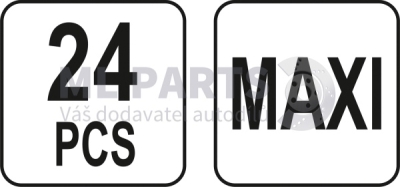 YATO Sada pojistek MAXI 24ks, YT-83140