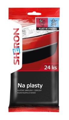 SHERON Ubrousky na venkovní plasty 24 ks - new