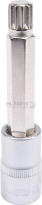 Nástavec dlouhý 12 hran 1/2" M12 YATO YT-04354