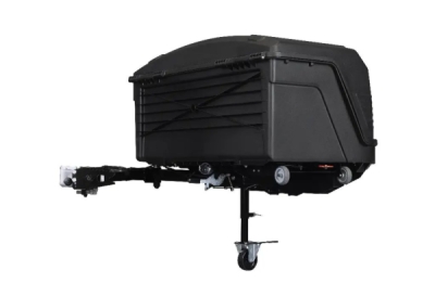 Přepravní box na tažné zařízení TowBox V5 Swing L, černý, výklopný