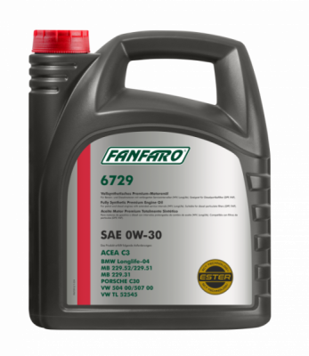 Motorový olej Fanfaro 0W-30 VW, 5L