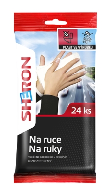 SHERON Ubrousky na ruce 24 ks - new