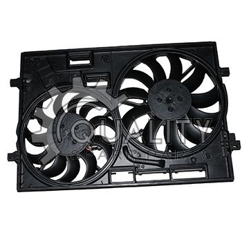E-shop Větrák elektrický 400W+400W s držákem ŠKODA OEM Originál 3Q0121203D