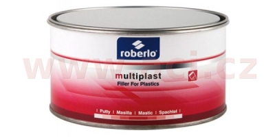 MULTIPLAST antracitový polyesterový pružný tmel (+1 tužidlo) ROBERLO 1 l