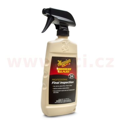 Meguiar's Final Inspection - přípravek pro údržbu laku a lubrikaci při práci s clayem, 473 ml