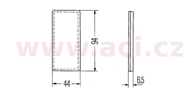Odrazka HELLA 8RA 003 326-041