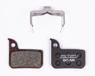 brzdové destičky pro systémy SRAM, BRAKING (směs Organic) 2 ks v balení