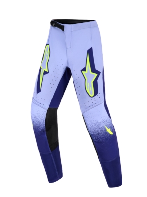 kalhoty SUPERTECH SCENZ YOUTH, ALPINESTARS, dětské (fialová/žlutá fluo, vel. 24)
