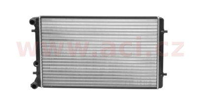 chladič 1.6, 1.8, 2.0, 1.9D, 1.9TDi ±AC ±AUT [650*415*30] (ŠKODA, VW) mechanicky krimpovaný