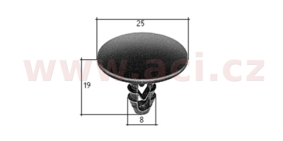 plastová příchytka (sada 10 ks)