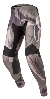 kalhoty RACER TACTICAL, ALPINESTARS (zelená camo/hnědá, vel. 34)
