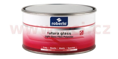 FUTURA GLASS modrý pružný tmel se skelným vláknem (+1 tužidlo) ROBERLO 750 ml