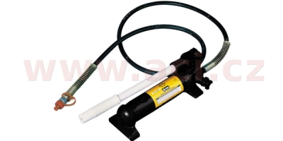 hydraulická pumpa 4 t/700 bar, délka hadice 1.8 m, vnější zavit 1/4” NPTF-18