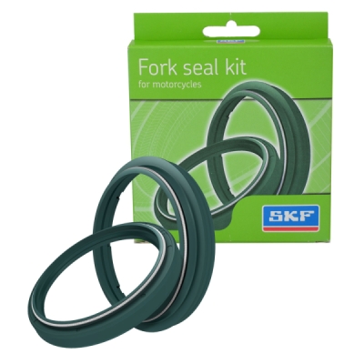 simering + prachovka do př. vidlice (43 x 55,1 x 9 mm, Öhlins 43 mm), SKF (zelené)