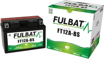 baterie 12V, YT12A-BS, 10Ah, 175A, bezúdržbová MF AGM 150x87x105, FULBAT (vč. balení elektrolytu)