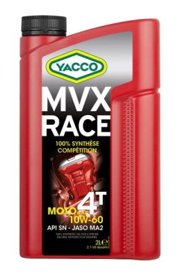 YACCO motorový olej plně syntetický MVX RACE 4T 10W60 2l