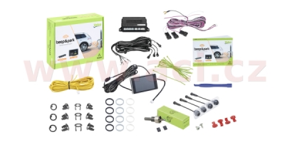 Parkovací asistent VALEO BEEP & PARK zadní - displej, zvuková signalizace, 4x senzor, kompatibilní s tažným zařízením