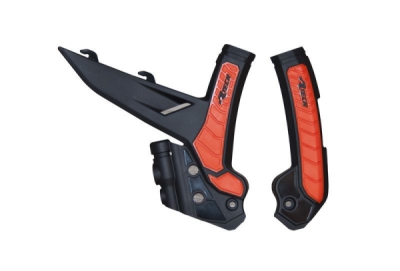 protektory rámu KTM, RTECH (sada, černo-oranžové)