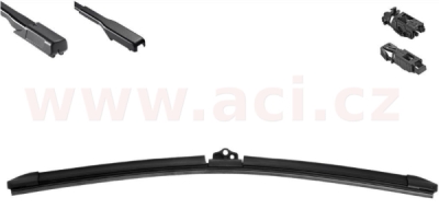 plochý stěrač VALEO FIRST MULTICONNECTION (600 mm) 1 ks - včetně sady adaptérů