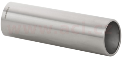 koncovka výfuku nerezová kulatá, vnější průměr 102mm, délka 330mm, vnitřní průměr 98mm ASSO