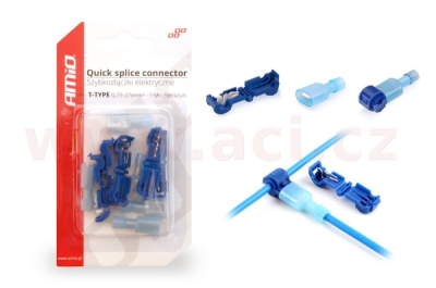 rychlospojka typ-T 0,75-2,5 mm2 15A (sada 5 ks)