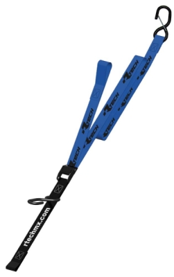 upínací popruhy s rychloupínací spojkou (šířka 38 mm / délka 2 m / nosnost 550 kg), RTECH (1 pár, modrý)