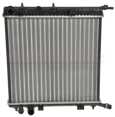 chladič 1.4i 16V (+A±AC), 1.6i 16V (±AC) [380*390*24] {orig. 1330.S1}, mechanicky krimpovaný