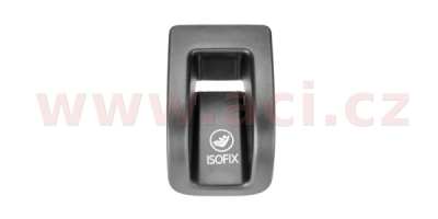 krytka pro isofix, černá ORIGINÁL