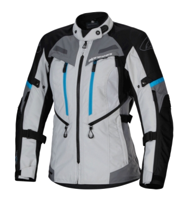 bunda STELLA BOGOTA PRO DRYSTAR, ALPINESTARS, dámská (šedá/černá/modrá, vel. 2XL)