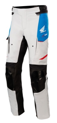 kalhoty ANDES DRYSTAR HONDA kolekce, ALPINESTARS (světle šedá/černá/modrá/červená, vel. M)