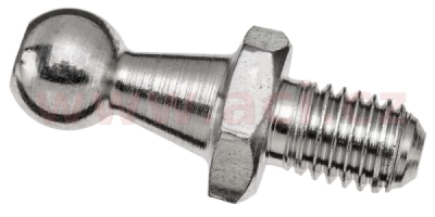 kulový čep plynové vzpěry (průměr čepu 10 mm, výška 17 mm, závit M8, délka závitu 12 mm)