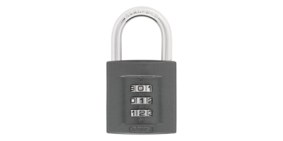 visací zámek s otočnou číselnou kombinací (průměr třmenu 6 mm), ABUS