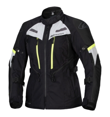 bunda STELLA BOGOTA PRO DRYSTAR, ALPINESTARS, dámská (černá/šedá/žlutá fluo, vel. 2XL)