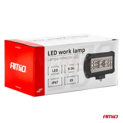 LED pracovní světlo, napětí 9-36 V, (28 LED 3030), svět. tok 2300 lm, (136 x 82 mm)
