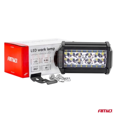 LED pracovní světlo, napětí 9-36 V, (28 LED 3030), svět. tok 2300 lm, (136 x 82 mm)