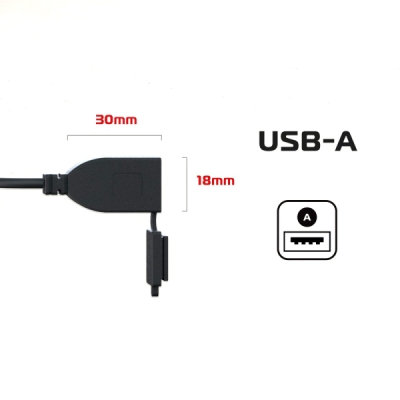 zásuvka pro možnost dobíjení, typ USB-A 5V/3A, OXFORD
