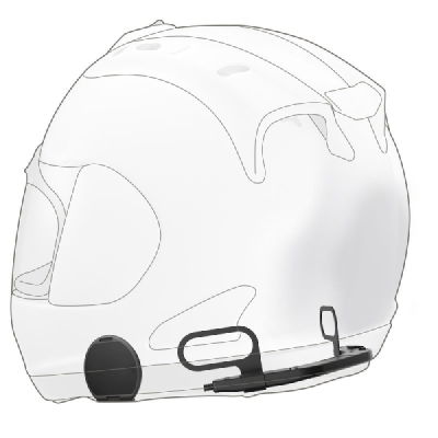 Bluetooth headset 10U pro integrální přilby Arai (dosah 1,6 km), SENA