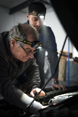 LED LENSER HF6R WORK - dobíjecí čelovka pracovní, dosvit 160 m, záruka 7 let