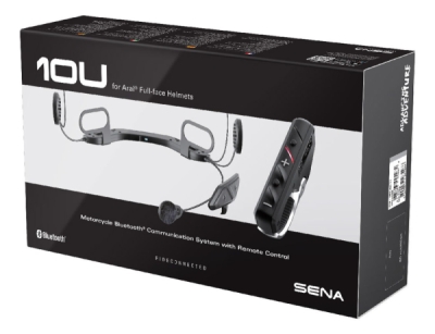 Bluetooth headset 10U pro integrální přilby Arai (dosah 1,6 km), SENA
