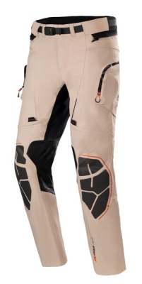 kalhoty AMT-10R DRYSTAR XF, ALPINESTARS (písková/černá/oranžová, vel. 3XL)