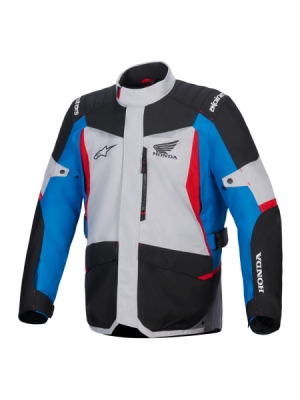 bunda ST-1 WATERPROOF HONDA kolekce, ALPINESTARS (šedá/modrá/černá/červená, vel. XL)