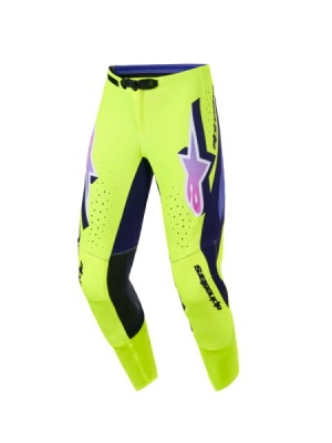 kalhoty SUPERTECH VISTA, ALPINESTARS (žlutá fluo/fialová/černá, vel. 36)