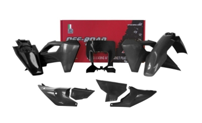 sada plastů HUSQVARNA, RTECH (černá, 7 dílů)