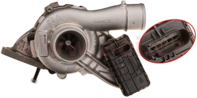turbodmychadlo GARRETT model GTB1749VK, originální díl repasovaný firmou TURBOCHARGER (+ vratná část 1750 Kč/70 €)