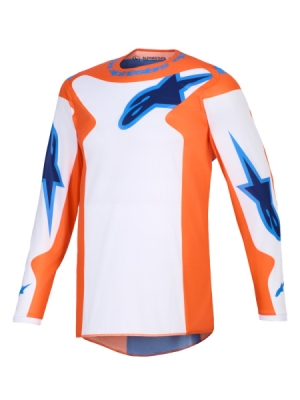dres FLUID GRID, ALPINESTARS (oranžová/modrá, vel. XL)