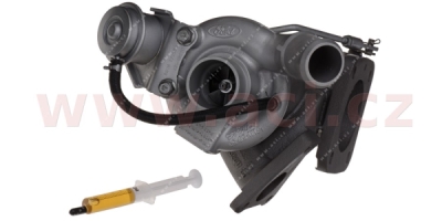 turbodmychadlo MHI model TD03, originální díl repasovaný firmou TURBOCHARGER (+ vratná část 1750 Kč/70 €)