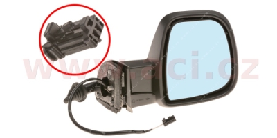 12- zp. zrcátko mechanicky ovládané s tepl. čidlem pro lak P